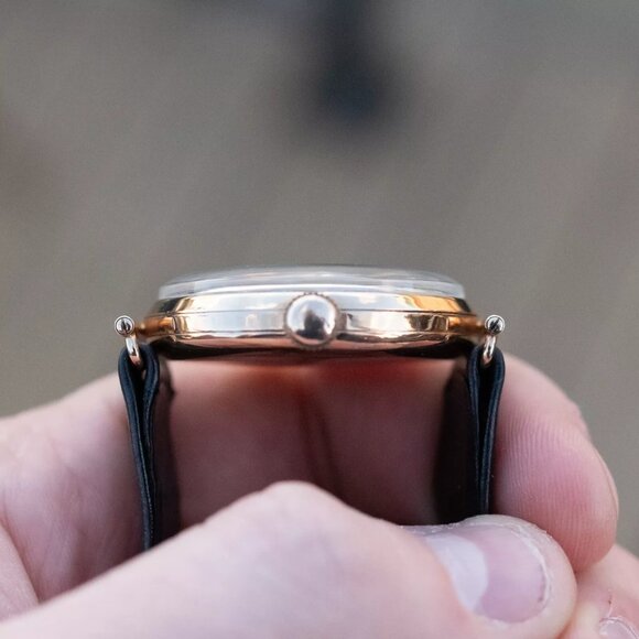 A Lange & Sohne Glashutte Watch 14k Rose Gold 35mm, Antique Pre-1930 Collectors - Picture 6 of 10